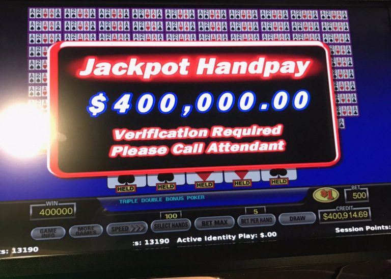 parx casino poker jackpot split