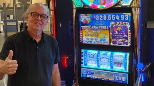 Progressive jackpot winner