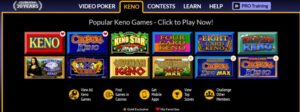 Play Free Video Keno