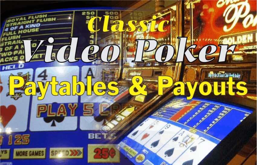 Video Poker Paytables