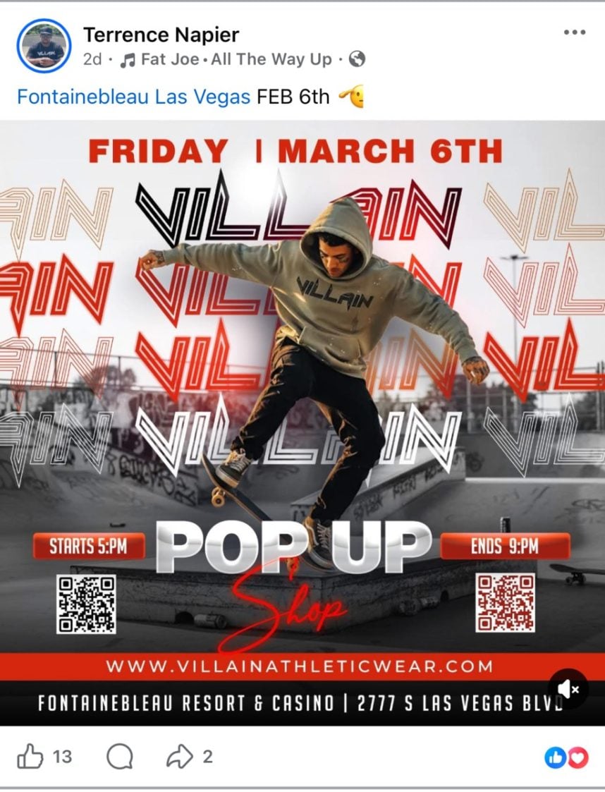 UPDATE: ‘$3M Winner’ Ejected from Fontainebleau Las Vegas for Staging Pop-Up Sales Event